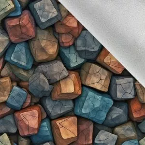 farebné kamene 3D
