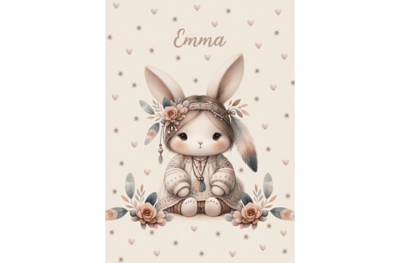 boho bunny girl 01